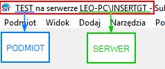 3.2 Pierwsze uruchomienie programu konfiguracja połączenia z bazą danych Po zainstalowaniu programu i przy pierwszym uruchomieniu pojawi się okno konfiguracji.