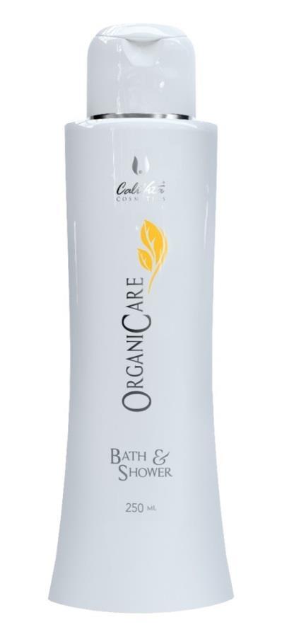 OrganiCare Bath & Shower 250 ml Żel do kąpieli i pod prysznic delikatnie lecz skutecznie pielęgnuje i czyścić skórę podczas kąpieli oraz pod prysznicem, głęboko nawilża, pozostawia uczucie świeżości