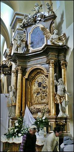 XIX i ołtarz w kaplicy św. Anny z ok. poł.