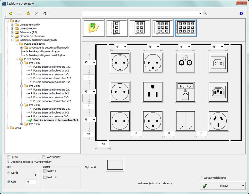 Electrical zmiany w schematach puszek instalacyjnych Wprowadzono nowe