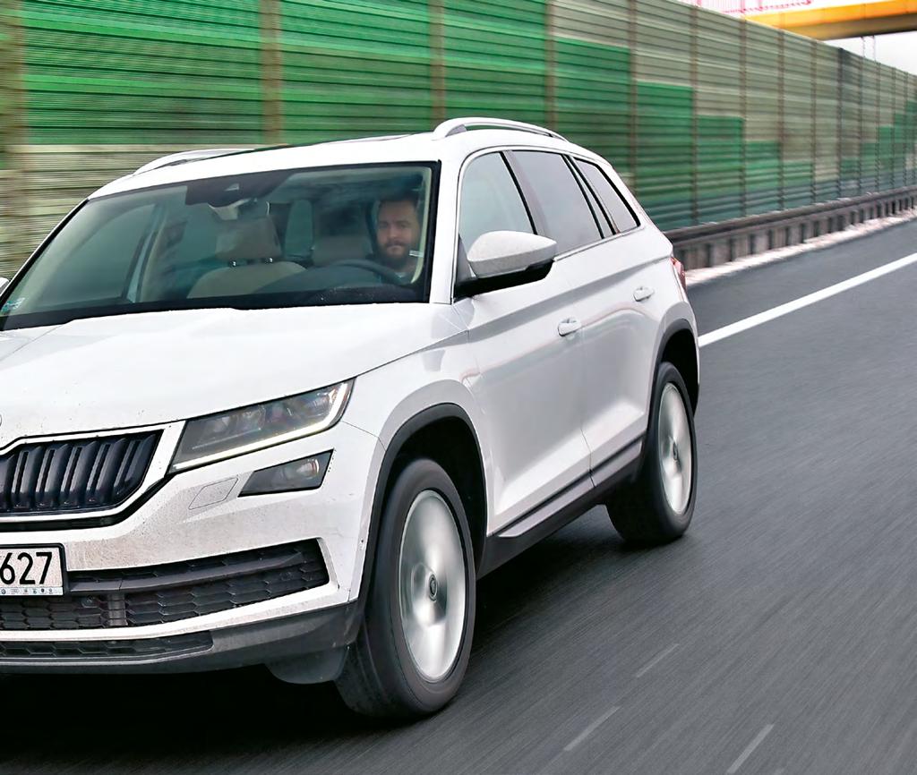 Kodiaq korzysta z napędu 4x4