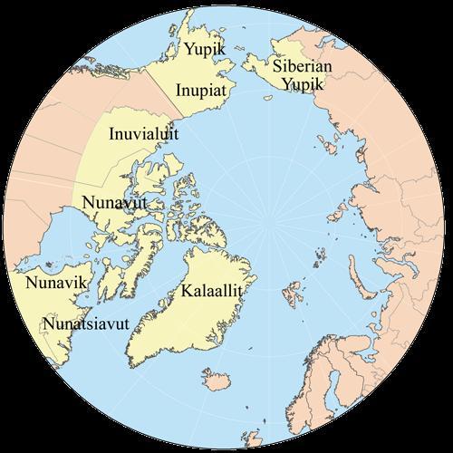Inupiat, Greenandic Inuit,Canadian Inuit,