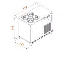 1250 Additional charge for two drawer unit (different size drawers).