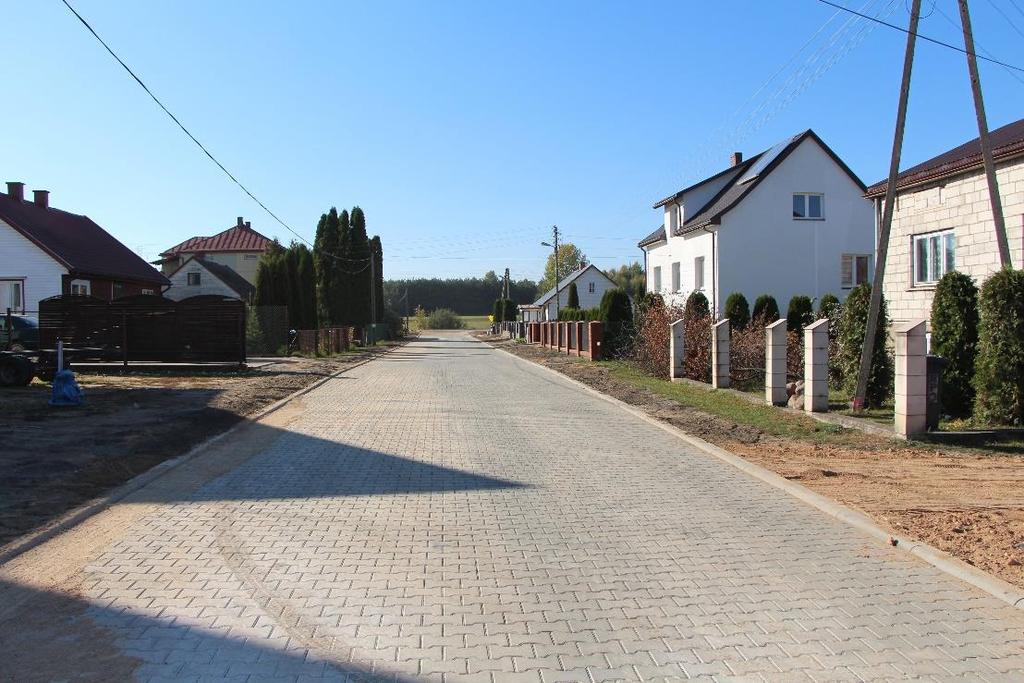 2018 r. Przebudowa drogi w m. Iwanówka Dofinansowanie w kwocie 80.