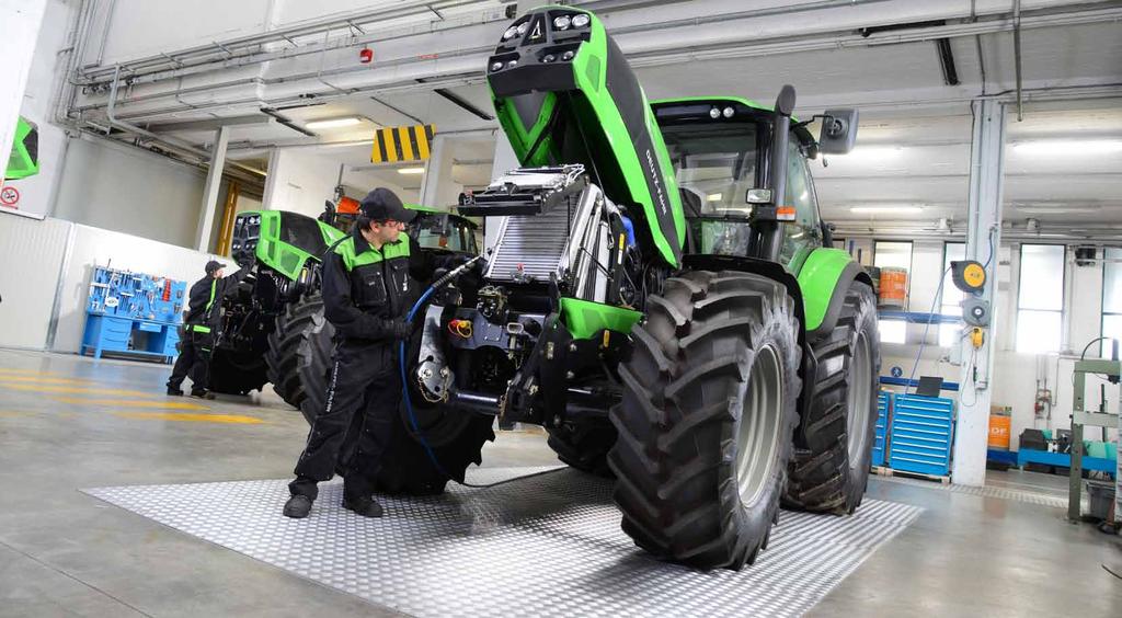 10-11 Przykłady kosztów materiałów do małych przeglądów okresowych popularnych modeli maszyn marki DEUTZ-FAHR: DEUTZ-FAHR Agrofarm 410 (rok produkcji 2012) Robienie przeglądów dla niektórych może