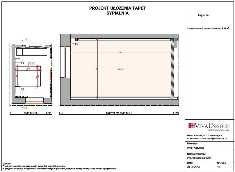 Viva Design tylko wtedy, gdy istnieje potrzeba montażu kominka lub biokominka. Projekt służy dostawcy do oszacowania kosztów jego prac.