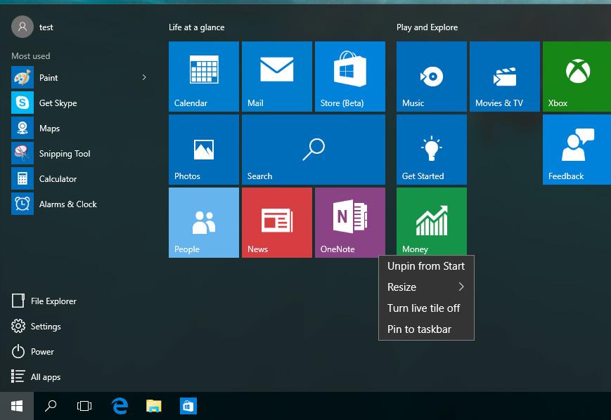 Aplikacje systemu Windows Są to aplikacje przypięte do panelu po prawej stronie menu Start i wyświetlane w postaci kafelków w celu zapewnienia łatwego dostępu.