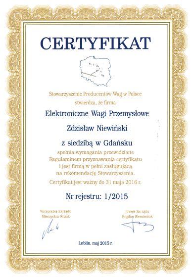 Doświadczenie zdobyte w tym okresie zaowocowało pierwszymi projektami wag własnej konstrukcji.