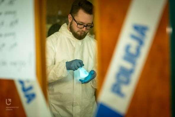 Sekcja Biochemiczna Koła Naukowego UŁ (SKNB) w składzie: Angela Dziedzic, Rafał Szelenberger, Bartosz