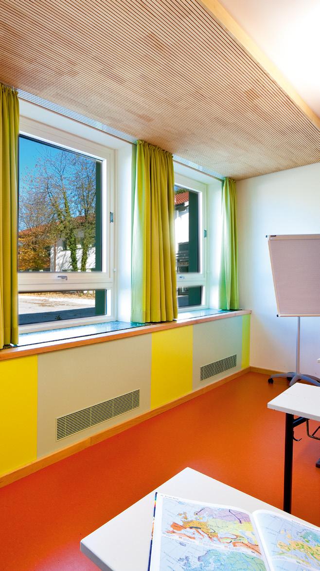 URZĄDZENIA DO MONTAŻU POZIOMEGO (POD PARAPETEM) SCHOOLAIR-B FSL-B-ZAB/SEK ROZWIĄZANIA PROJEKTOWE