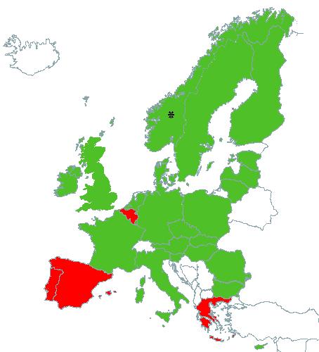 4. AKTUALNA SYTUACJA W ZAKRESIE PRZYJMOWANIA PLANÓW GOSPODAROWANIA WODAMI W DORZECZU I SPRAWOZDAWCZOŚCI DOTYCZĄCEJ TYCH PLANÓW 23 państwa członkowskie przyjęły i zgłosiły wszystkie swoje plany.