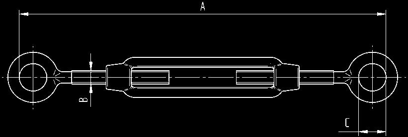 WIRE SYSTEM DRAHTSEILSYSTEM SYSTEMY LINKOWE ZAMEK NAPRĘŻAJĄCY SPANNSCHLOSS TURNBUCKLE 1 uchwyt, 1