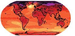 Przewidywana zmiana temperatury powierzchni na lata