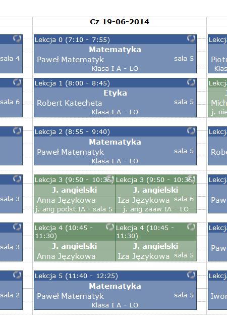 Jak wprowadzić wycieczkę lub inne wydarzenie? Krok 1. W widoku planu lekcji należy kliknąć w miejsce, w którym chcemy dodać wycieczkę (np. obok zajęć). Krok 2.