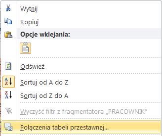 Daje to dużo większe możliwości niż zwykły filtr raportu.