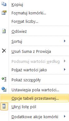 poprawek wyłącz opcję: Automatycznie dopasuj szerokość kolumn podczas aktualizacji.