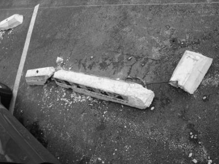 Fourteenth Sunday in Ordinary Time Page Five Parking Lot Improvements Last year, for the protection of parishioners walking through our parking lot, moveable gates were installed at the brick garage