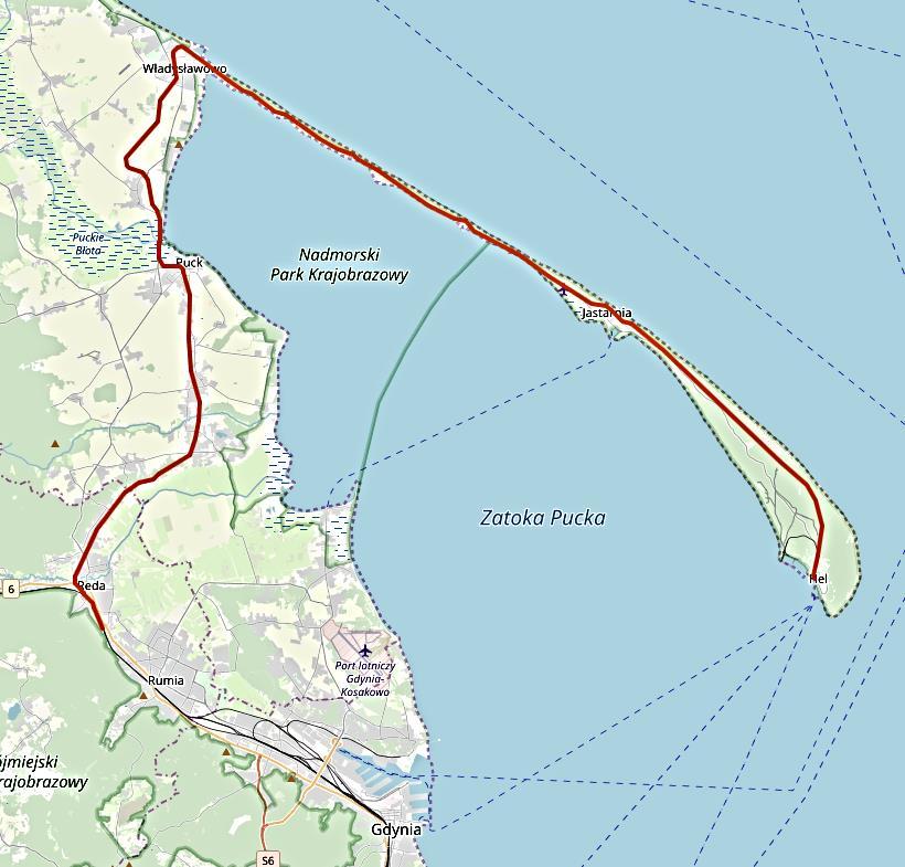 Studium zastosowania elektrycznych jednostek trakcyjnych na liniach częściowo zelektryfikowanych c) Linia aglomeracyjna Gdynia Gł.