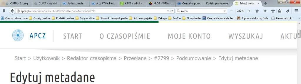 - Metoda badawcza - Osoby oraz instytucje wspierające METADANE w