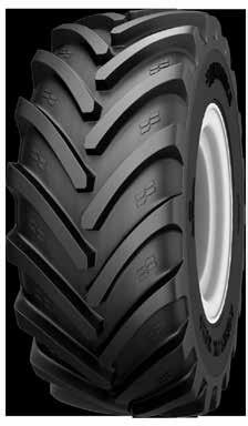R-1W AGRIFLEX / + 372 W zaawansowanej konstrukcji opon z opasaniem stalowym 372 AGRIFLEX (IF opony o wyższonym ugięciu) i AGRIFLEX+ (VF opony o bardzo dużym ugięciu) zastosowano wyższoną elastyczność