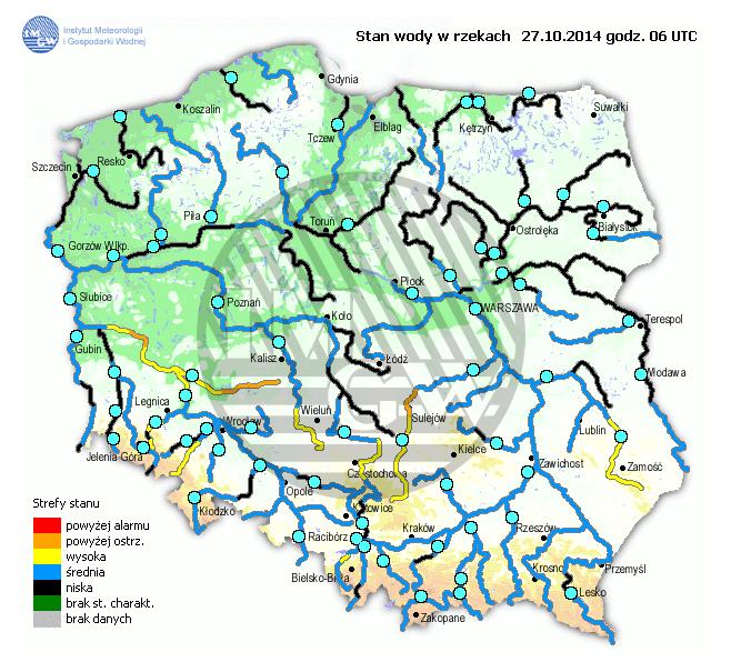 INFORMACJE HYDROLOGICZNO METEOROLOGICZNE