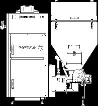 paliwa; 2-tuleja montażowa czujnika temperatury podajnika dla systemu STRAŻAK I; 22- zawóru BVTS systemu ) STRAŻAK I; 23-króciec montażowy zaworu BVTS systemu STRAŻAK II ; 24-moduł