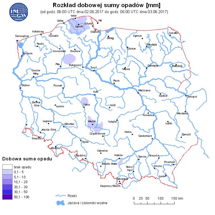 w rzekach Rozkład dobowej