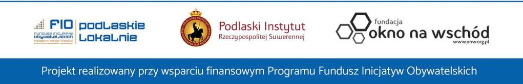 Wniosek nr - UMOWA DOTACJI nr... zwana dalej umową zawarta w dniu...w Białymstoku, między: Fundacją Okno Na Wschód z siedzibą pod adresem: ul. Legionowa 14/16 lok.