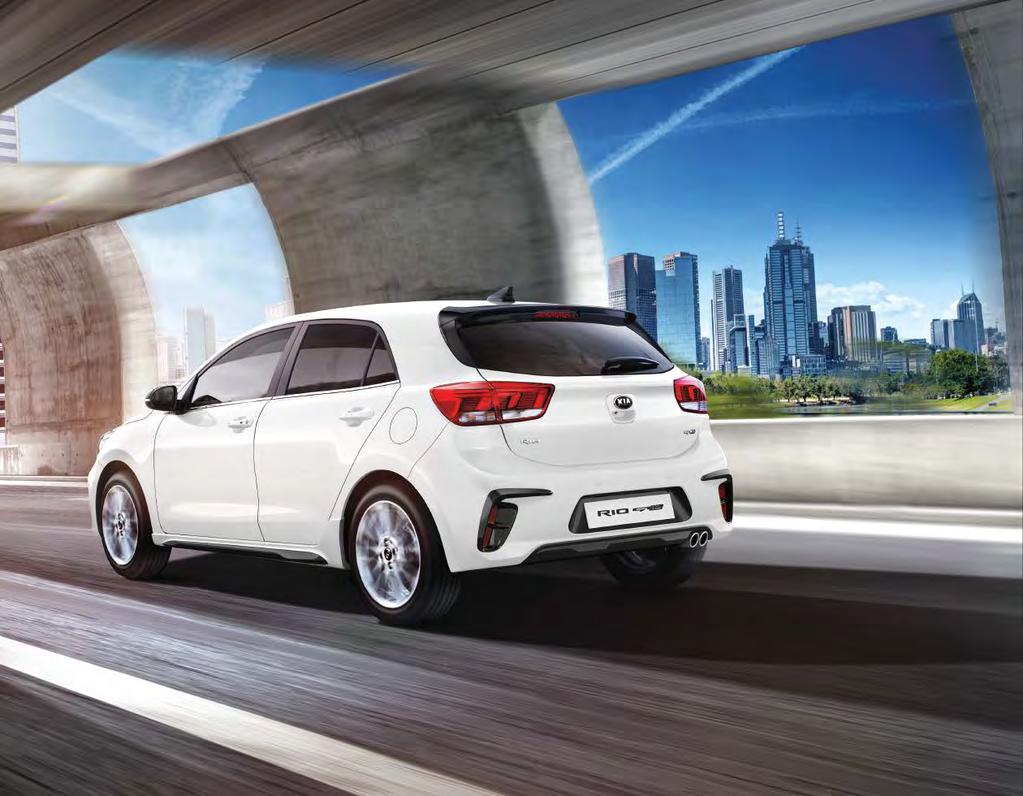 Gotowa do akcji Kia Rio w wersji GT Line robi wrażenie.