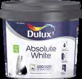 99 IMPREGNATY 52 25 49 99 DULUX ABSOLUTE WHITE 9 l; biała emulsja do