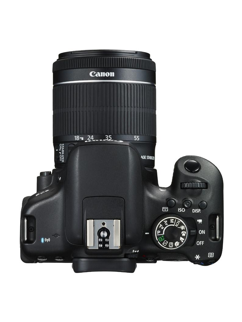SPRZĘT EOS 750D Aparat zaprojektowany aby pomóc kreatywnym użytkownikom wkroczyć w całkowicie nowy poziom fotografii. Wyposażony w 24.2-megapikselową matrycę CMOS oraz szybki procesor obrazu DIGIC 6.