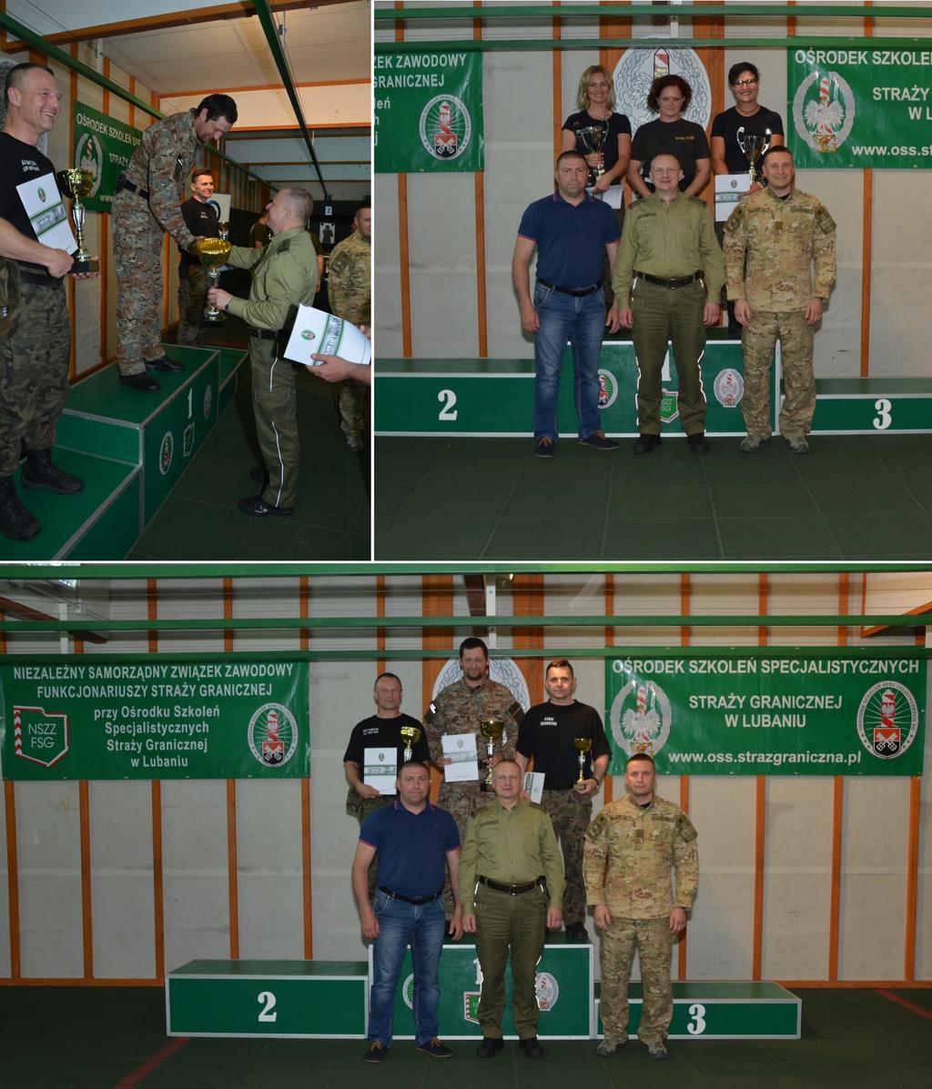 Pierwsze miejsce na podium w klasyfikacji drużynowej Straży Granicznej zdobyła reprezentacja Karpackiego Oddziału SG w Nowym Sączu.