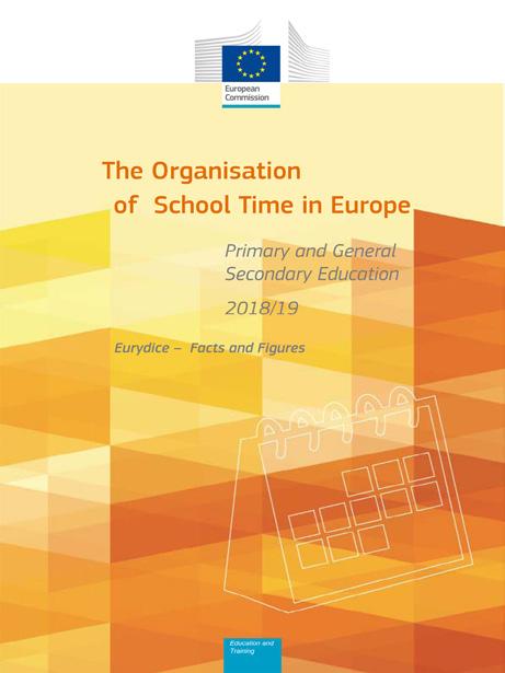 Edukacja szkolna ENG Europejski kalendarz roku szkolnego 2018/19 The Organisation of School Time in Europe.