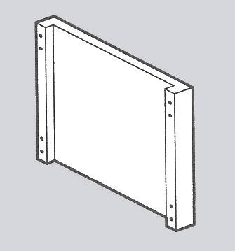 x 180 x 1000 2 3 920,- D - 7Przegroda 585,- umożliwia podział podstawy w celu umieszczenia półek 00000996 D - 7 50 x 590 x 450 2,5 P/BRF - 74 Pokrywa