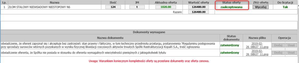 LICYTACJA: Jeżeli nastanie czas rozpoczęcia aukcji - zgodnie z zegarem który widnieje w prawym górnym rogu - następuje automatyczne przeniesienie aukcji do zakładki