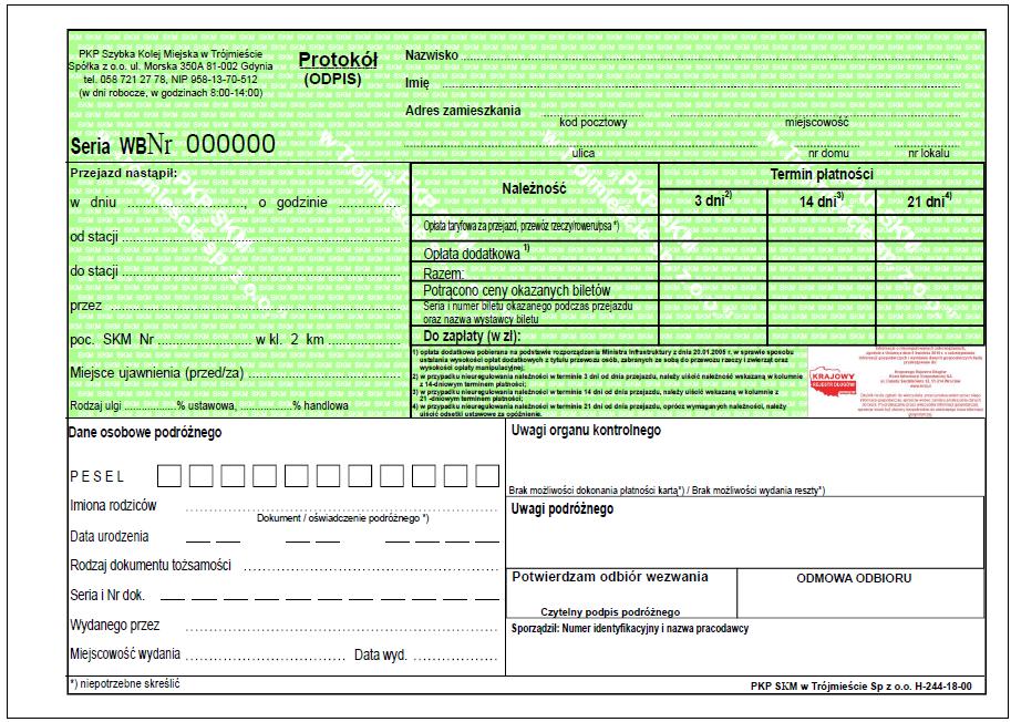 (część 2) Wzór nr 15a (3) do 5, 17 RPO SKM