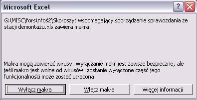 W przypadku wyboru średniego poziomu