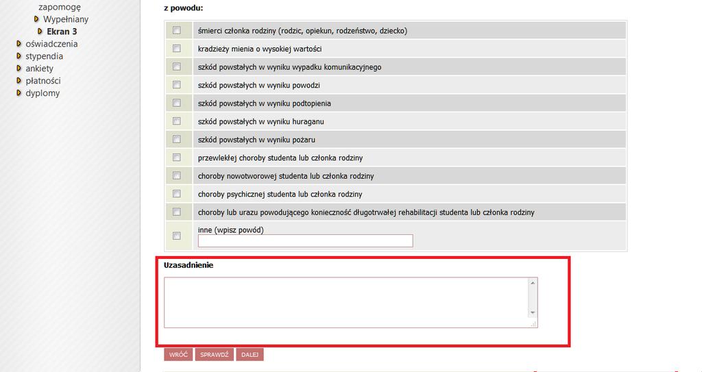 regulacji prawnych oraz regulaminu stypendialnego okno gdzie należy wpisać kwotę