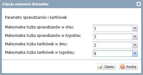 UONET+. Jak korzystać z kalendarza sprawdzianów i kartkówek? 2/6 5. Zaakceptuj ustawienia przyciskiem Zapisz.