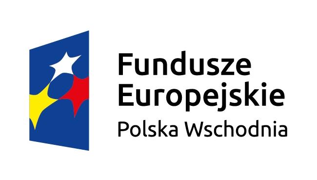 Projekt współfinansowany ze środków Europejskiego Funduszu Rozwoju Regionalnego w ramach Programu Operacyjnego Polska Wschodnia, lata 2014-2020 działanie 1.