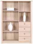 31 cm BOOKCASE w 80/h 202/d 31 cm F8 REGAŁ DZIELONY szer. 120/wys. 202/gł.