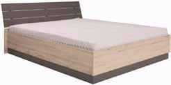 210 cm, na materac 160x200 cm BED WITH A BED STORAGE w 174/h 77/d 210 cm,