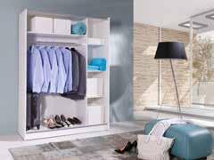 62 cm WARDROBE BATUMI w 150/h 206/d 62 cm BATUMI-2 wnętrze