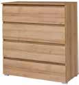 41 cm 4 DRAWERS CHEST w 92/h 97/d 41 cm C07 KOMODA WĄSKA 4 SZUFLADY