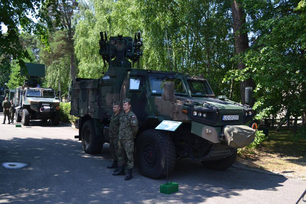 Mobilny zestaw przeciwlotniczy bardzo krótkiego zasięgu Poprad z rakietami Grom. Fot. M.