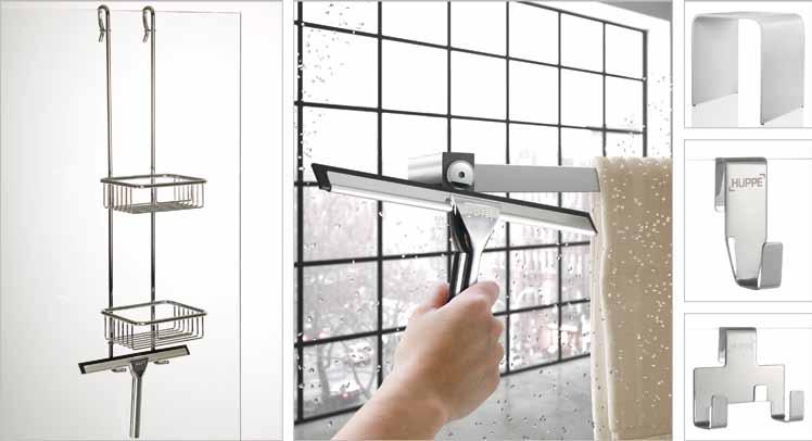 Akcesoria 170 30 10 25 30 10 25 245 698 74 62 62 610 HÜPPE Butler HÜPPE Flip/Top/ Top Plus- Środki do czyszczenia Zawartość: 500ml Ściągaczka do wody Wieszaczek na ściągaczkę Wieszaczek na ręcznik