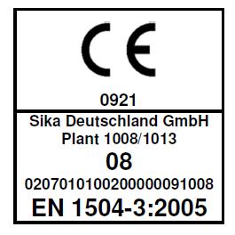Posadzki Edycja 01.07.2013 Nr identyfikacyjny: 02 07 01 01 002 0 000009 Wersja Nr 1.0 8.