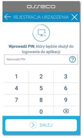 W kolejnym kroku w polu Potwierdzić PIN należy ponownie wprowadzić kod PIN i zatwierdzić