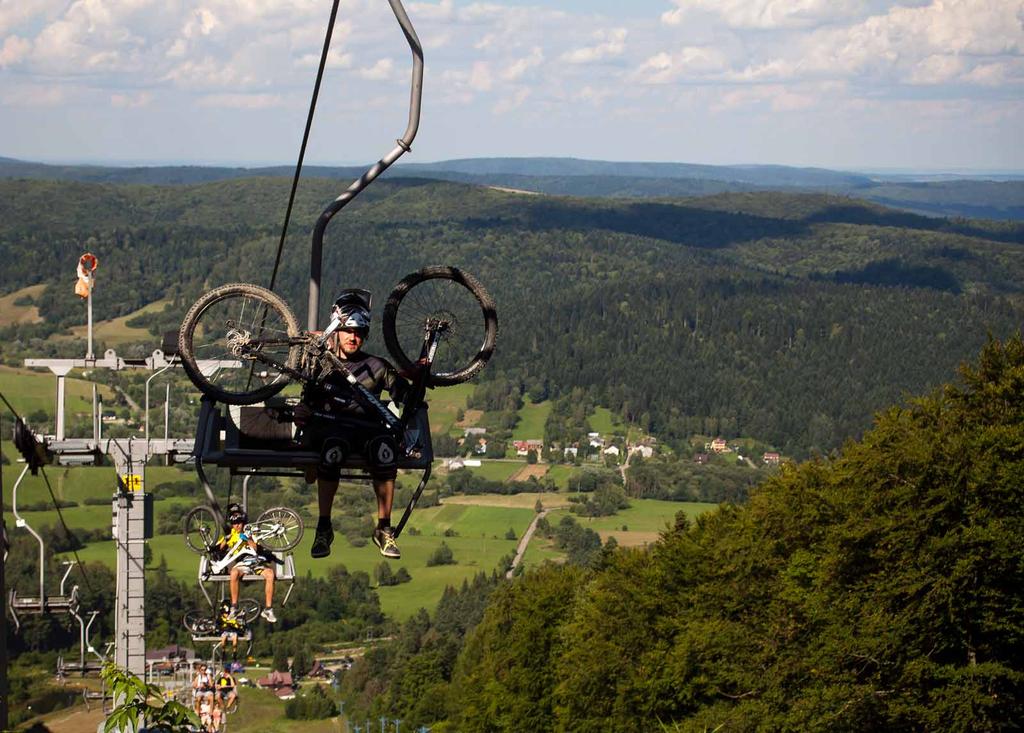 fot. Zygmunt Krasowski Downhill na szczycie Laworty