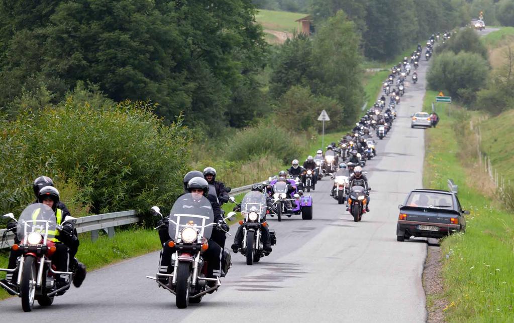 Motocykle w Bieszczadach Motorky v Bieszczadách